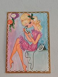Cartolina Natalizia Retro - Vintage Anni '50 