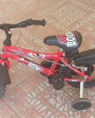 2 bici con rrotelle  bambino  