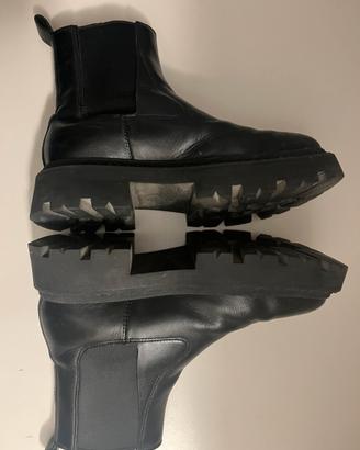 Stivaletti donna Ash in pelle nappa nera