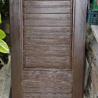 infissi in legno in buono stato