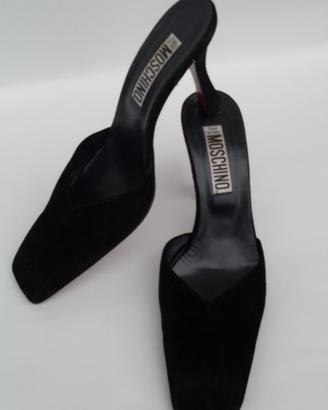 Usato scarpe donna moschino 39 nero scamosciata