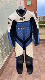 Tuta moto in pelle tg 46