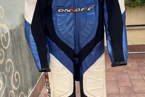 Tuta moto in pelle tg 46