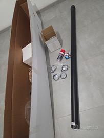 canna fumaria per stufa a pellet da 2 metri Inox