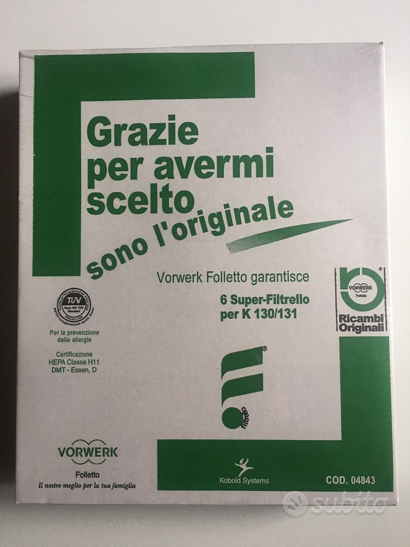 Folletto sacchetti originali VK 130/131 - Elettrodomestici In vendita a  Perugia