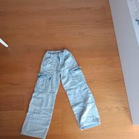 jeans cargo donna 8/9 anni