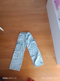 jeans cargo donna 8/9 anni