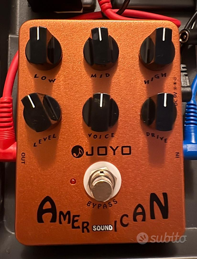 JOYO American Sound Pedale Per Chitarra - Simulatore Ampli Fender Deluxe, Da Clean A Overdrive, Effetti Versatili - Foto 4