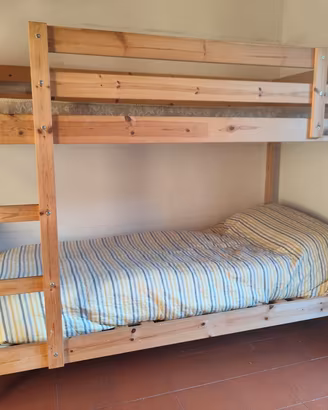 letto a castello ikea  mydal legno