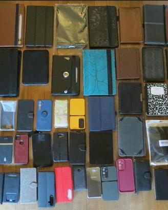 Lotto: 46 custodie smartphone, tablet, ebook