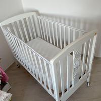 Lettino italbaby con materasso