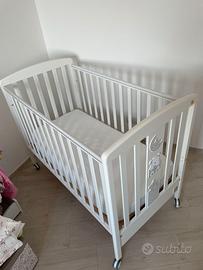 Lettino italbaby con materasso