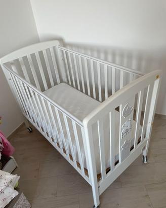 Lettino italbaby con materasso