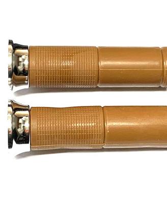 coppia manopole marroni vespa px pe 50 n l r speci