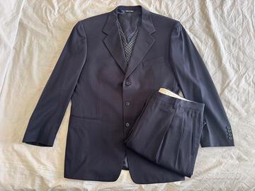 Vestito completo classico, blu scuro, tg 54