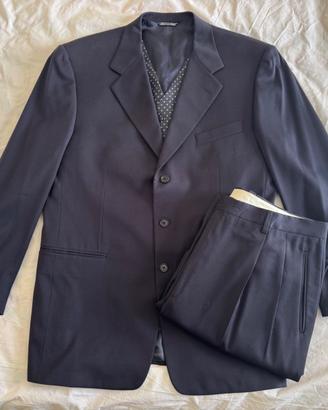 Vestito completo classico, blu scuro, tg 54