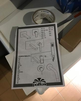 Miscelatore vasca a incasso Paffoni ELLE EL001CR c