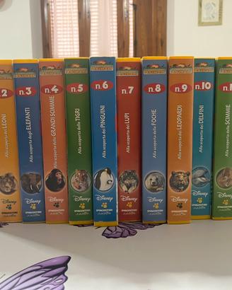 Disney Il Magico Mondo degli Animali-Lotto 12 VHS
