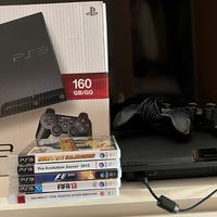 Playstation 3 con giochi e accessori