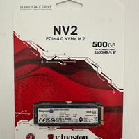 SSD Kingston M2 NVMe 500GB Nuovo