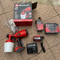 Pistola a spruzo verniciature bateria 18 v einhell