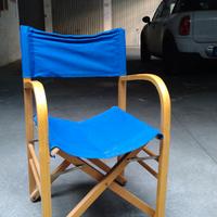 Sedia da regista pieghevole