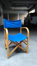 Sedia da regista pieghevole