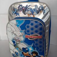 ZAINO SCUOLA TROLLEY MONSUNO