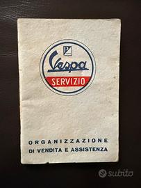 Libretto Piaggio Vespa servizio e assistenza