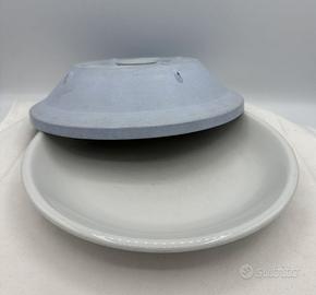 Piatto con copripiatto termico in acciaio