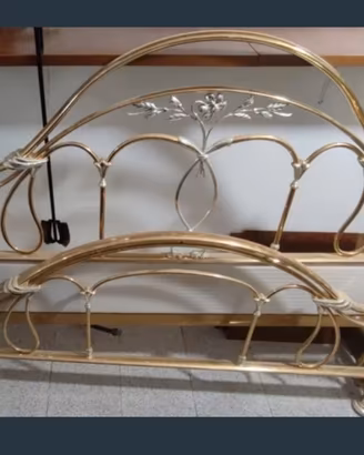 Testiera letto matrimoniale ottone