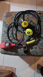 Boccaglio subacqueo con manometro