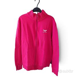 Felpa vintage Emporio Jeans rosso con zip