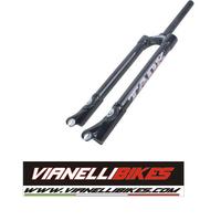 Forcella rigida mtb 27.5 alu carbon taok disc QR