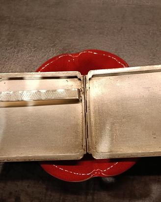 portasigarette vintage in argento 