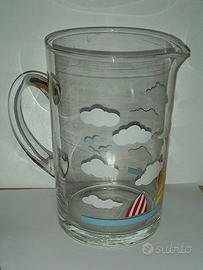 Brocca e 6 bicchieri vintage X spremute o sangria