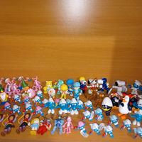 vari personaggi gomma anni 80 giocattoli 