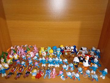 vari personaggi gomma anni 80 giocattoli 