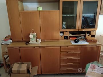 Mobile in legno per soggiorno ex cucima
