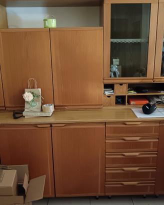 Mobile in legno per soggiorno ex cucima