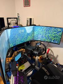 Stand +TRIPLO Monitor 27" AOC 165Hz 1MS come nuovi