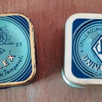 Scatoline di latta vintage 