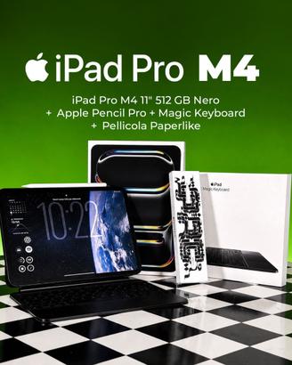 iPad Pro M4 11" 512GB nero - FULL KIT