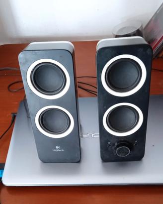 Casse per PC nere Logitech come nuove