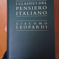 I classici del pensiero italiano – G. Leopardi