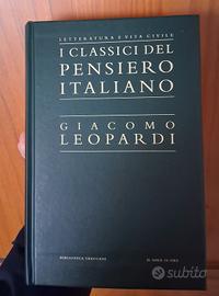 I classici del pensiero italiano – G. Leopardi