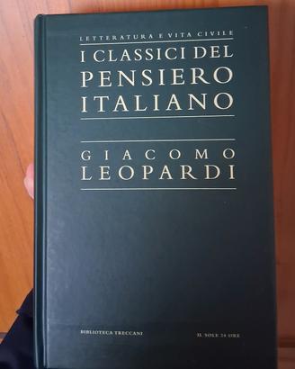 I classici del pensiero italiano – G. Leopardi