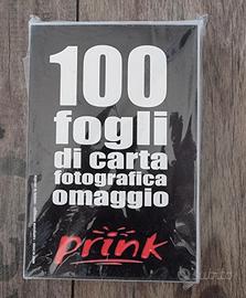 Carta Fotografica Prink - 100 fogli - NUOVA SIGILL