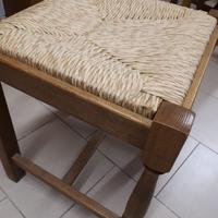 Tavolo 180x80 cm e 8 sedie in legno