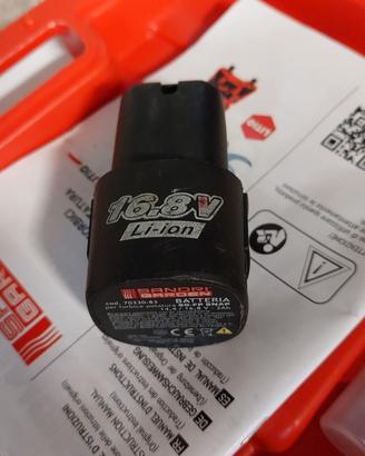 coppia batterie 16.8 volt